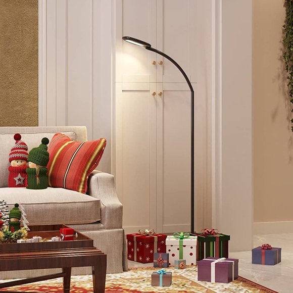 LED Floor Lamp  4 Brightness Level  3 Colors  Rubberized Feel Top to Base - Picture 1 of 12